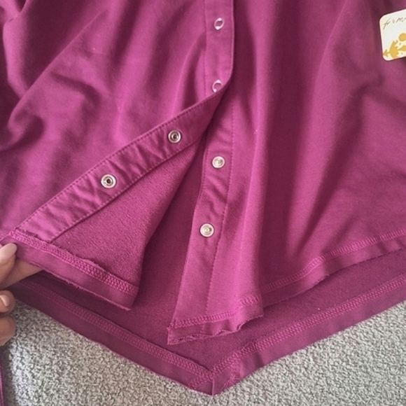 NWT- Free People Movement Quinn Snap Cardigan Sweatshirt - Picture 6 of 12